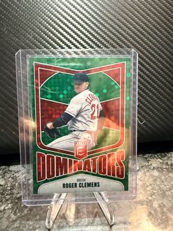 Roger Clemens Donruss Elite Dominators Baseball Card