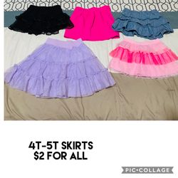4T-5T skirts