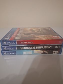 Lot of 3 PS4 Games - good condition, no scratches