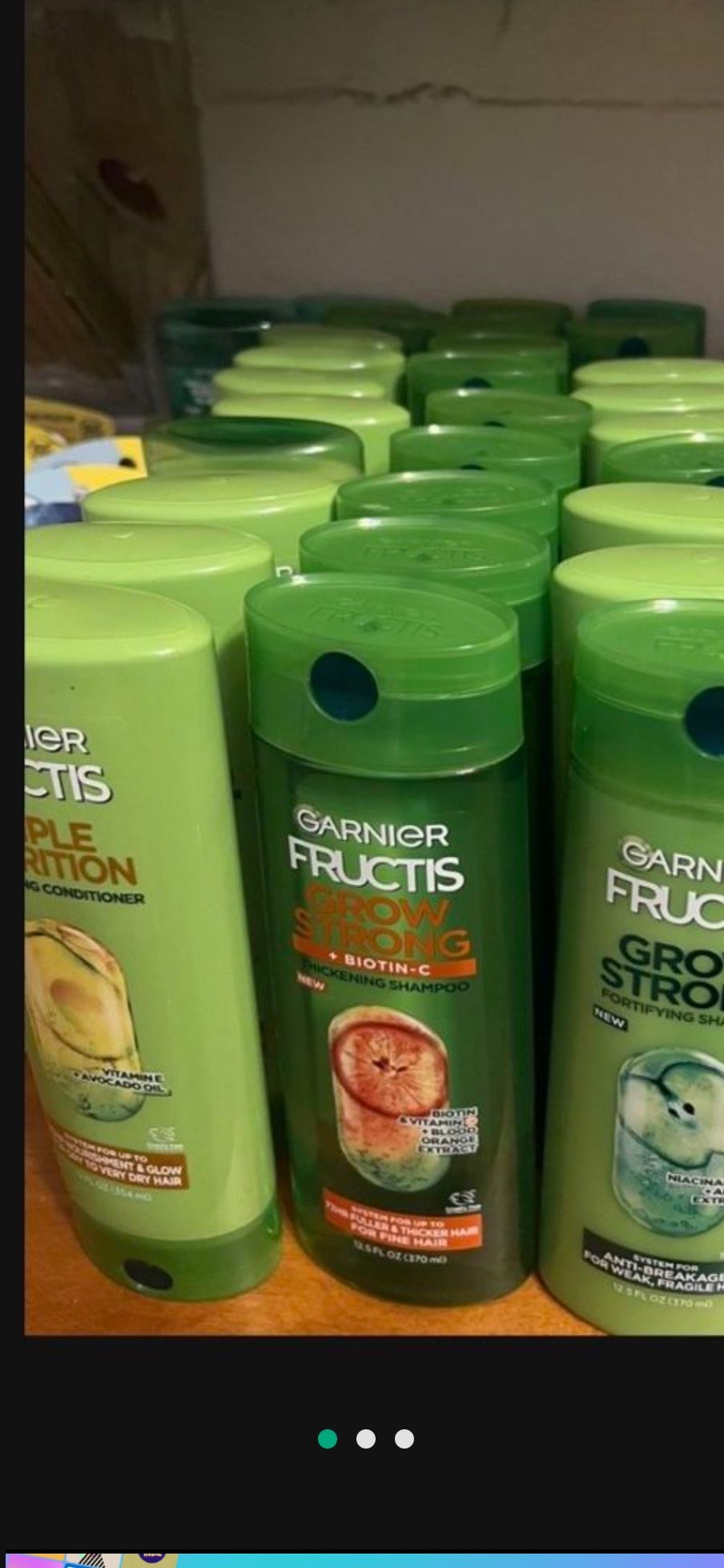Garnier Frucctis Shampoo And Conditioner $2 Each