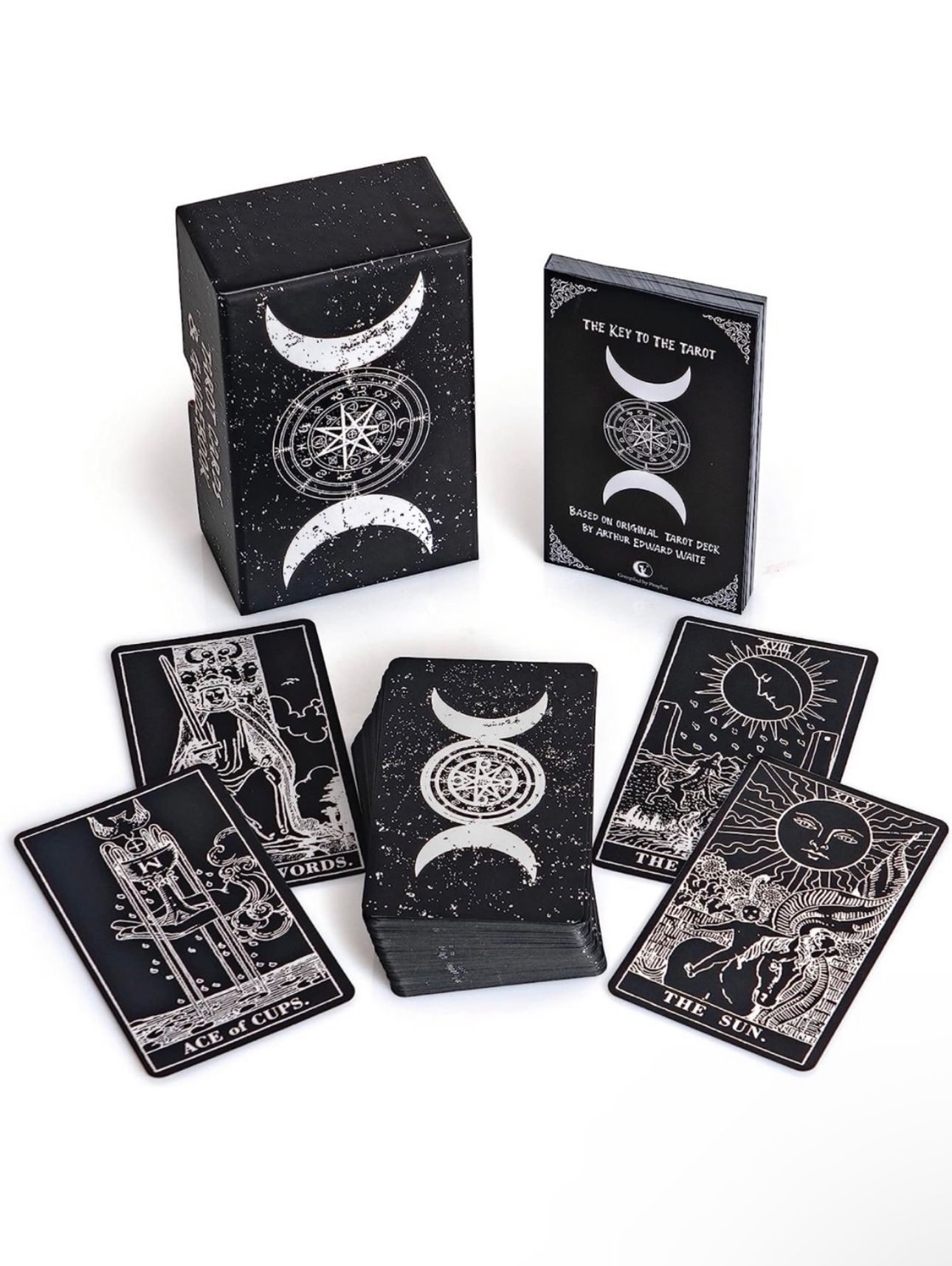 Silver Foil Tarot Cards Deck
