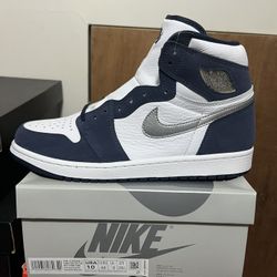 Jordan 1 COJP Midnight Navy 10