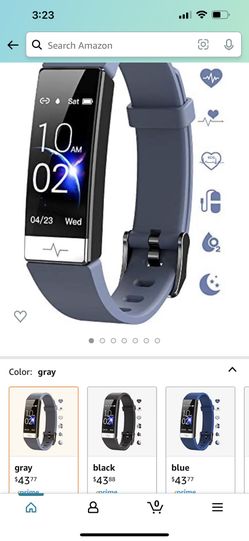 Slim Fitness Tracker with Replacement Band for Kids Girls Boys Teens Age 5-16,Heart Rate Monitor,Activity Tracker,Alarm Clock,Pedometer,Sleep Monitor,