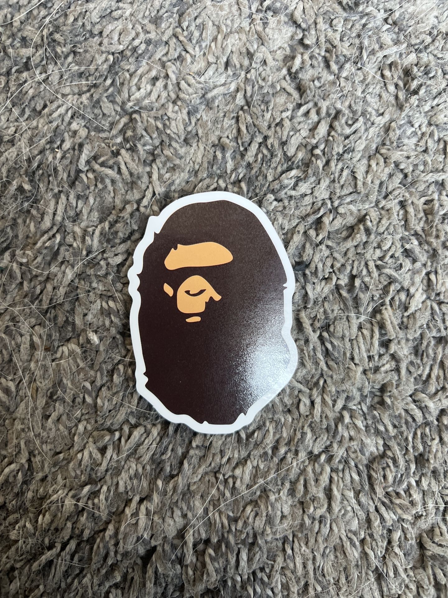 A Bathing Ape Ape Head Sticker