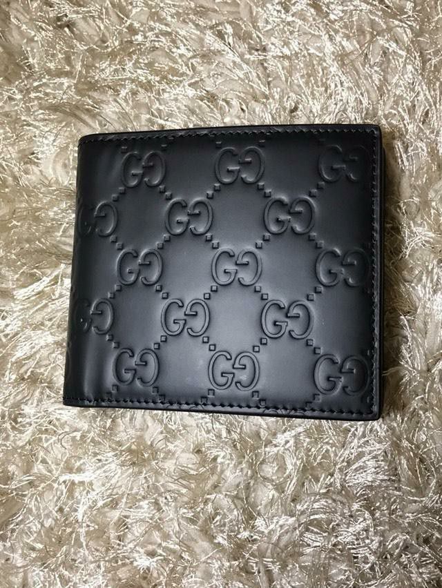 Gucci Black Signature GG Wallet
