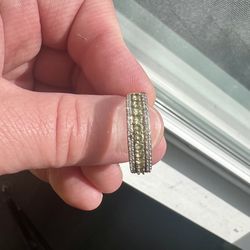 RARE Mint Demantoid Garnet, 14k Gold, Size 7