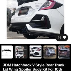 Duck Bill / Cola De Pato - 10th Gen Civic Hatchback