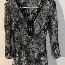 Signature By Larry Levine Blouse Size L