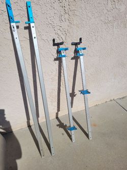 Clamps.  Bar.   Aluminum