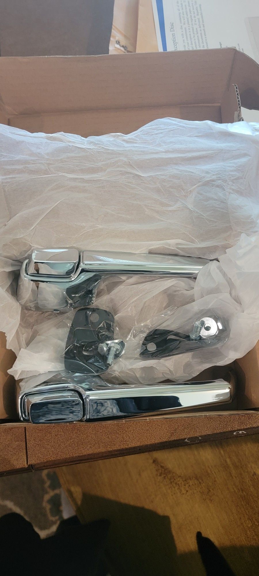 Pair New 1967-72 Chevy Pickup Outside Door Handle Set.
