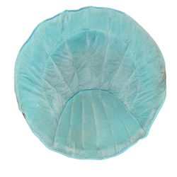 Turquoise Saucer Chair – Cozy Folding Dorm or Lounge Seat