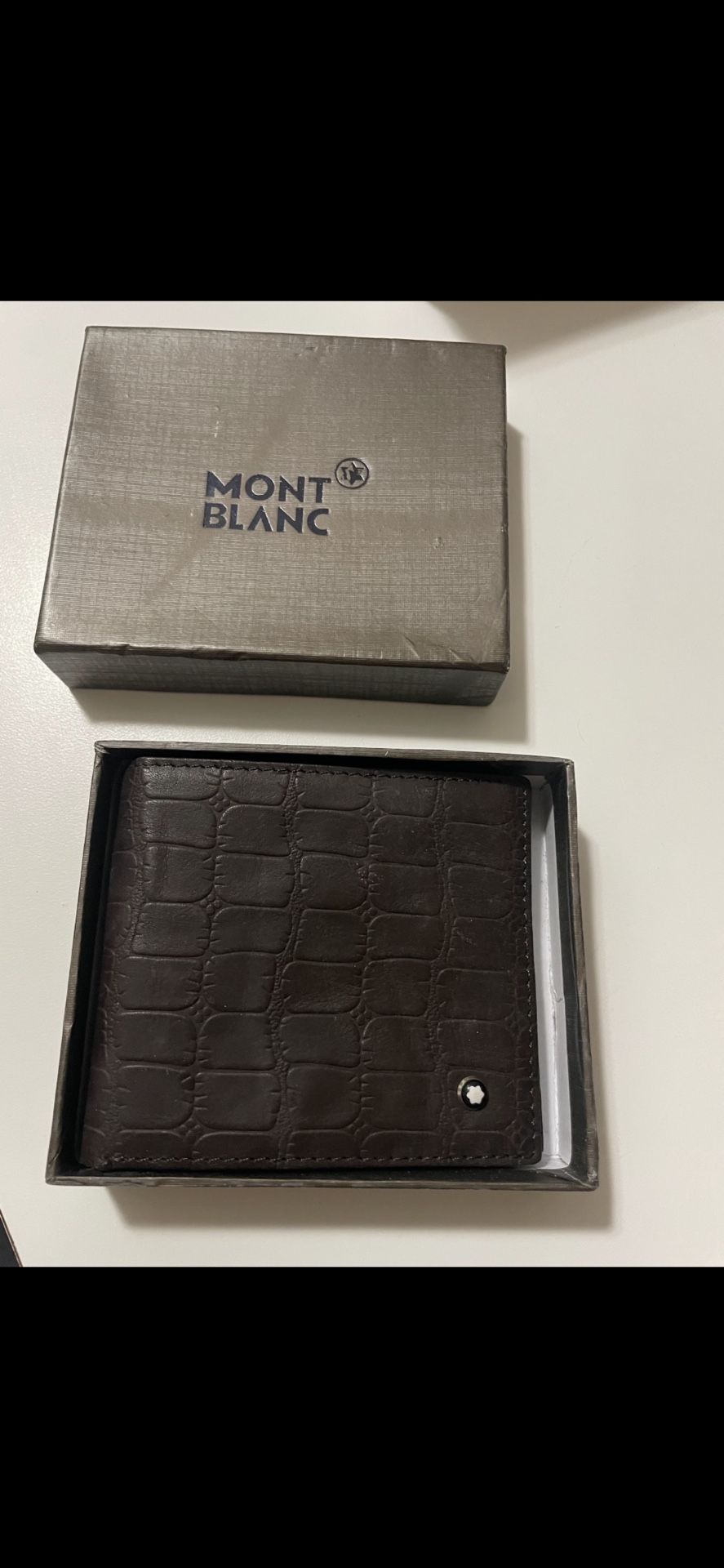Men’s Wallet Mon Blanc - Faux Alligator Skin Leather