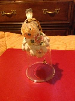 Resin glass bird bell