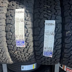 LT 265/70/17 Bfgoodrich All Terrain Ko2