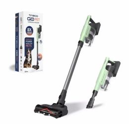 Tineco GO Pet Cordless Stick Vacuum w/ZeroTangle Brush Technology Seafoam Green
