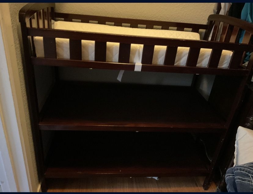 Wooden Baby Changing Station