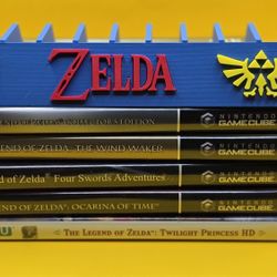 NO GAMES  .Custom Made ZELDA  GAMES GAMECUBE WII WIIU  STAND 