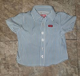 Wrangler baby boy button up shirt
