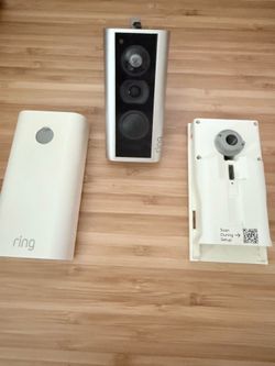 Ring Peephole Cam Bundle + 2 Batteries + Heavy Duty Steel Protective Cover