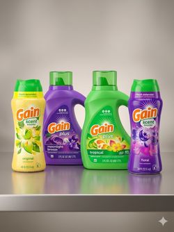 Gain Laundry Detergent and Scent Booster Bundle