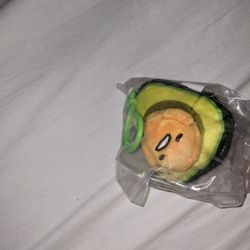 Gudetama Mystery Box Plushie Keychain Avocado 