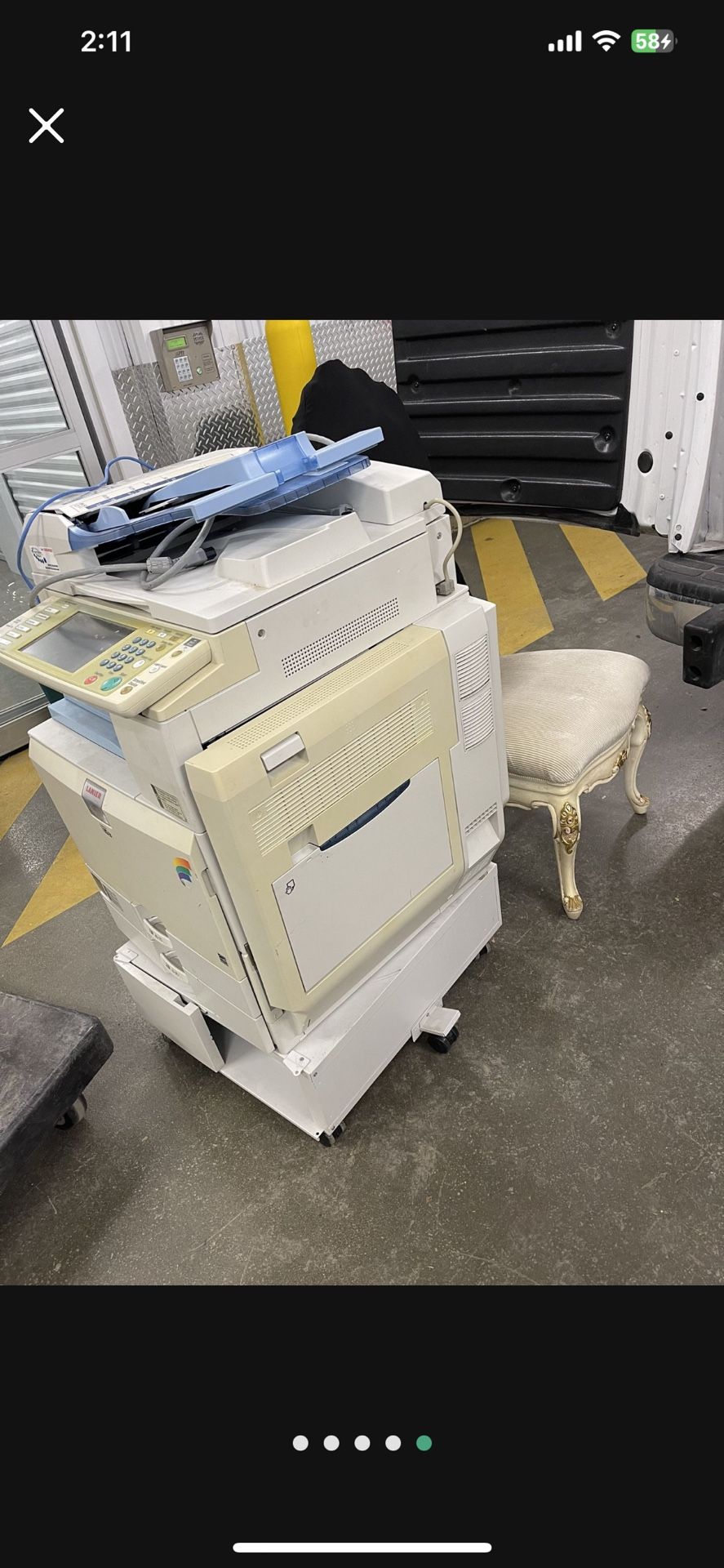 LANIER LD425c printer