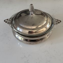 Vintage Silver-Plated Chafing Dish