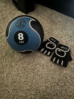 Weighted ball and work out gloves