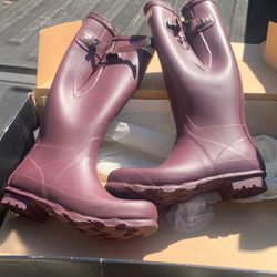 Hunter Rain boots.  