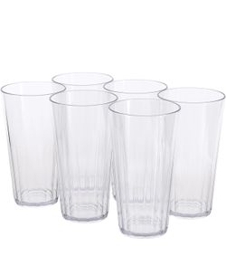 20oz Tumbler Glass Cup Set Of 6