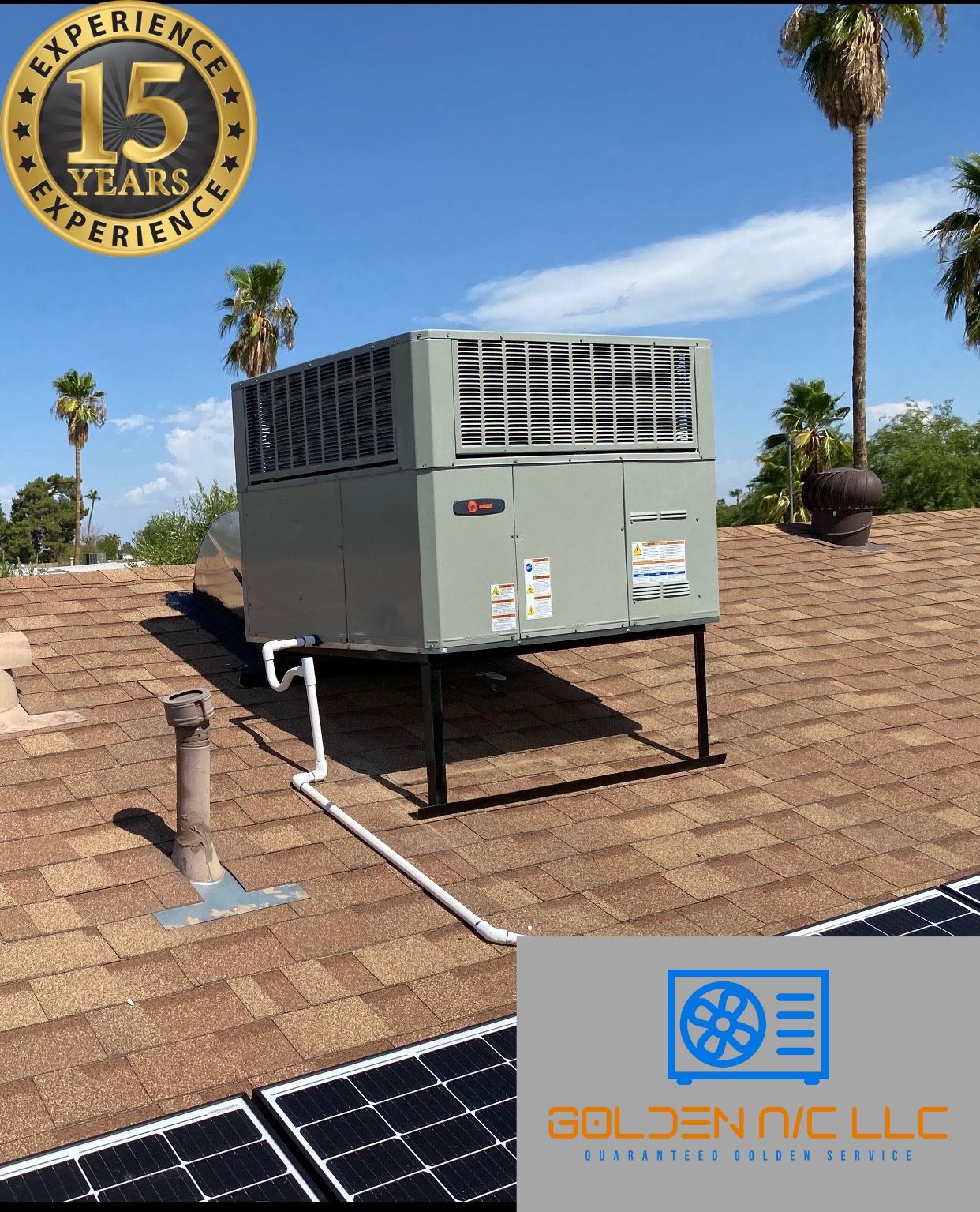 New Air Conditioner Heat Pump -Gas