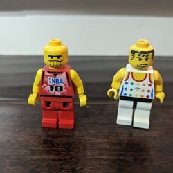 Lego NBA Player & Basketball Player