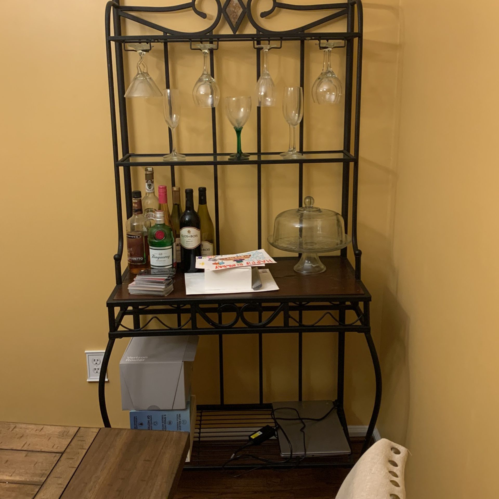 Wine Glass And Bottle Rack