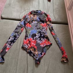 Pretty Printed Bodysuit 