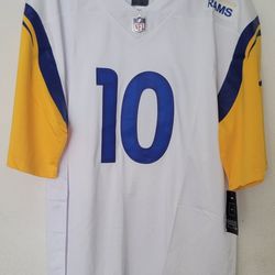 #10 Los Angeles Rams, Cooper Kupp, White Nike Stitched Jersey Adult XL Brand New!