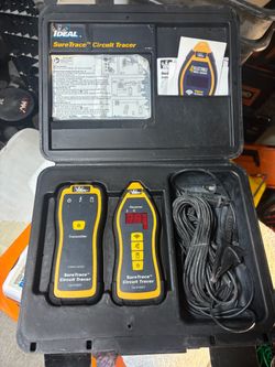 Ideal circuit tracer, used, works great, tape is holding battery cover.