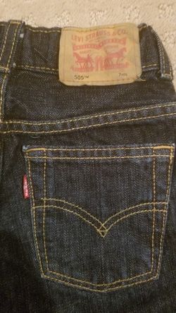 Boys size7 Reg. Levi Jeans
