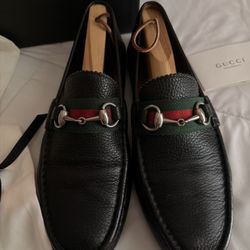 ORIGINAL GUCCI LEATHER LOAFERS MEN 
