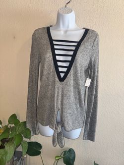 NWT blouse with open front