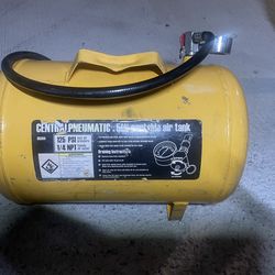 Central pneumatic portable air tank 5 gallons