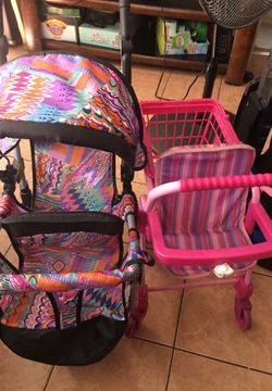 Stroller and basket