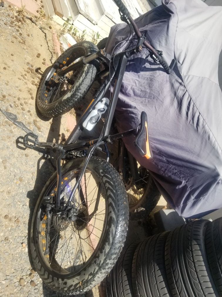 snap on fat tire bike