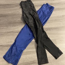 Bally fitness mesh leggings with pockets.