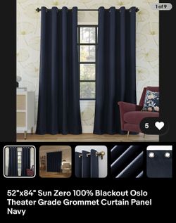 Sun Zero 100% Blackout Curtain