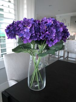Vase with Fake Flowers