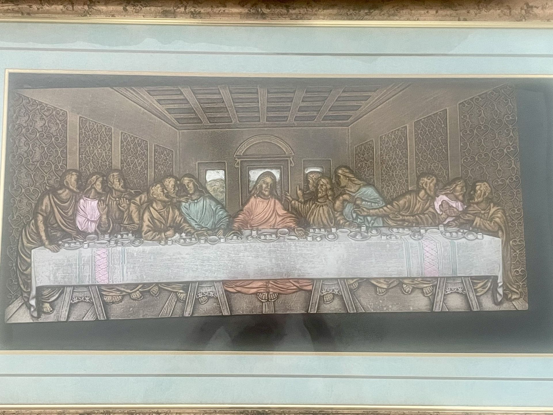 Last Supper Three Dimension painting/ Cuadro De La Ultima Cena Tridimensional