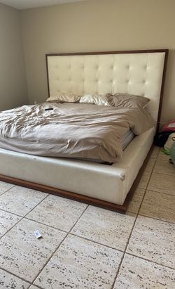 Cama King Blanca