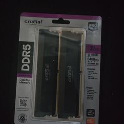 Crucial Pro Overclocking 32GB (2 x 16GB) DDR5 6400 Desktop Memory