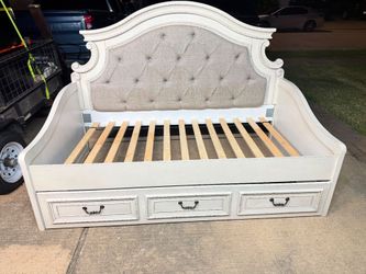 nice bed frame With Drawers  twin size 79"x42"