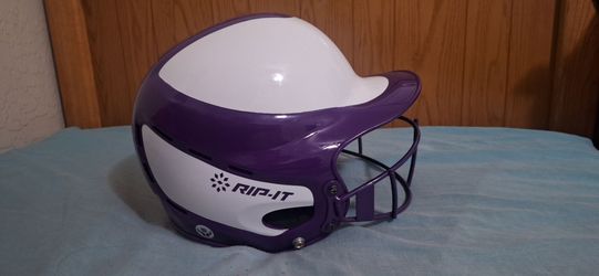 Rip - it softball helmet purple and white